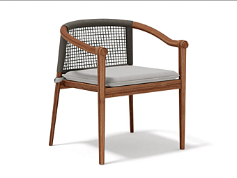 Кресло с подлокотниками из тика Atmosphera  Lodge PF.OUT.LG.SB+PF.OUT.CXLG.SB фабрика ATMOSPHERA из Италии