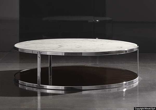 Журнальный стол MINOTTI Huber  фабрика Minotti из Италии. Фото №7