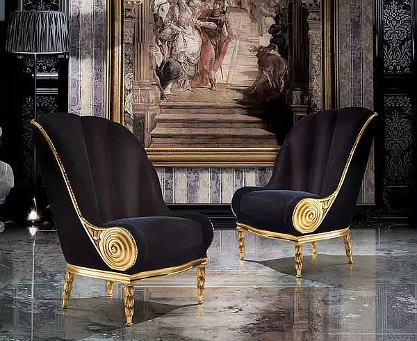 Кресло ANGELO CAPPELLINI NUANCE CASINO ROYALE 0052 фабрика ANGELO CAPPELLINI из Италии. Фото №1