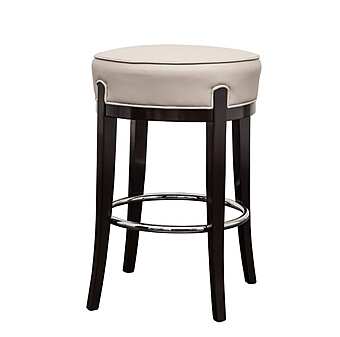 Барный стул из массива дерева с мягкой обивкой DECORA ( LCI STILE) N098L фабрика DECORA ( LCI STILE) из Италии