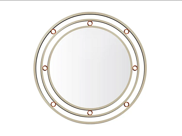 Круглое настенное зеркало из стекла Abrissi Mondo Contemporary Mirror 11113 фабрика ABRISSI из Италии. Фото №1