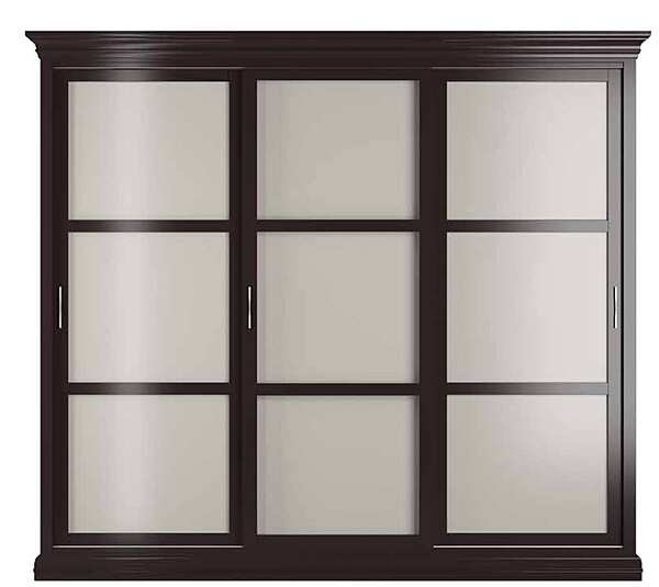 Шкаф из массива дерева с отделкой из металла DECORA ( LCI STILE) GA001. GA002 фабрика DECORA ( LCI STILE) из Италии. Фото №1