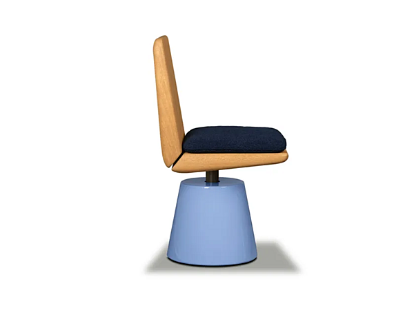 Стул с обивкой из кожи BAXTER Linfa фабрика BAXTER из Италии. Фото №5