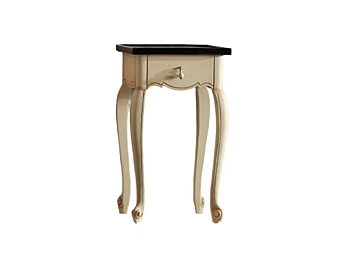 Квадратный кофейный столик из массива дерева с ящиком Interiors Italia PR606
