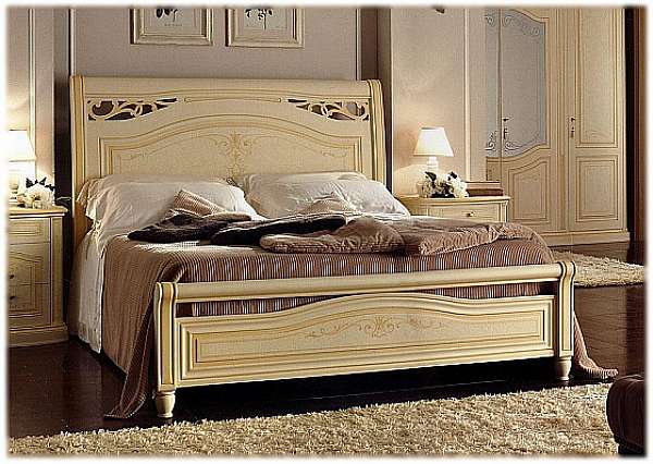 Кровать FERRETTI & FERRETTI Collezione Smeraldo-letto фабрика FERRETTI & FERRETTI из Италии. Фото №1