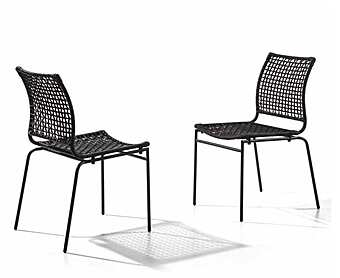 Стул из металла и искусственного ротанга ARREX A081 фабрика ARREX из Италии