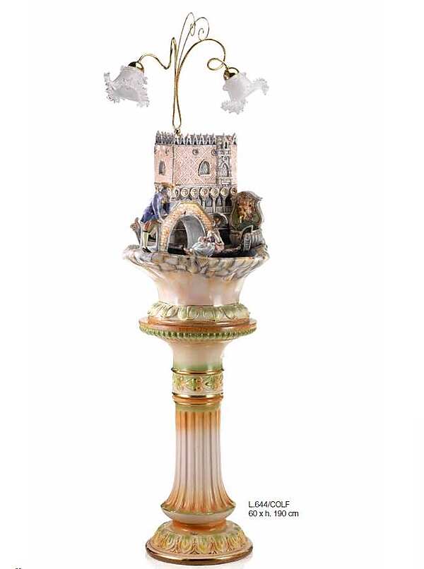 Напольная лампа LORENZON Arte e Ceramica L.644/COLF фабрика LORENZON (F.LLI LORENZON) из Италии. Фото №1