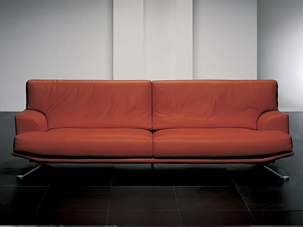 Кожаный диван с мягкой спинкой GIOVANNETTI Boss фабрика GIOVANNETTI из Италии. Фото №5