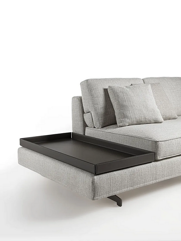 Диван с обитой спинкой на пять мест из ткани с съемным чехлом Frigerio  Davis Top Flat 12129 фабрика Frigerio из Италии. Фото №10