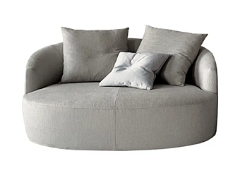 Диван с обитой спинкой из ткани  CASAMILANO Francesca фабрика CASAMILANO из Италии