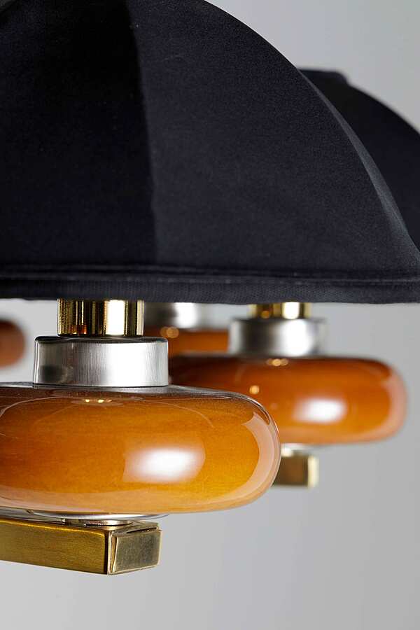 Латунная люстра, керамика SIGMAL2  7313/12 фабрика SIGMA L2 из Италии. Фото №5