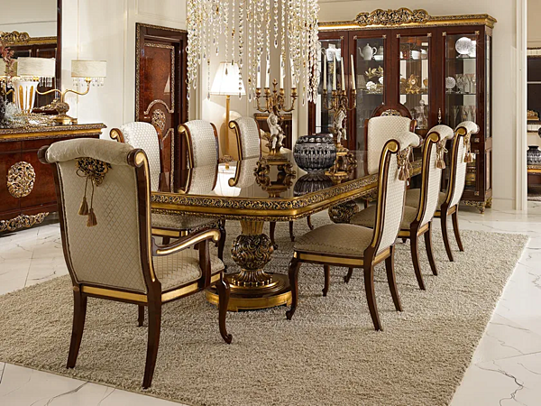 Кресло с обивкой из ткани и подлокотниками A.R.ARREDAMENTI SRL Grand Royal 1409 фабрика A.R.ARREDAMENTI SRL из Италии. Фото №3