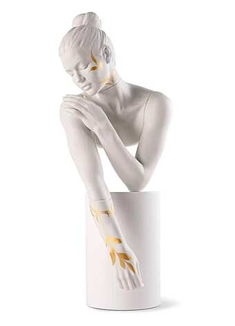 Скульптура LLADRO Reflections of Nature - Her Sculpture. White-gold