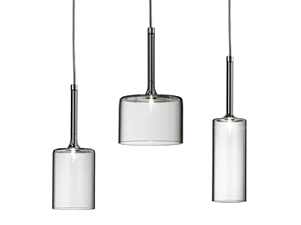 Подвесная лампа из стекла для улицы AXOLIGHT Spillray Plus фабрика Axolight из Италии