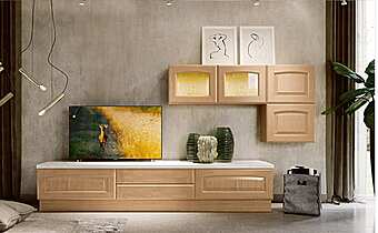 Стенка для хранения из массива дерева LUBE CUCINE Veronica LV 10 фабрика LUBE CUCINE из Италии