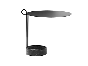 Круглый боковой столик из металла LOOP BROSS 3371 фабрика BROSS из Италии