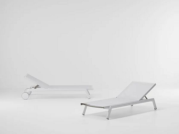Шезлонг с колесами из алюминия и текстиля KETTAL MOLO KS4210900 фабрика KETTAL из Италии. Фото №4