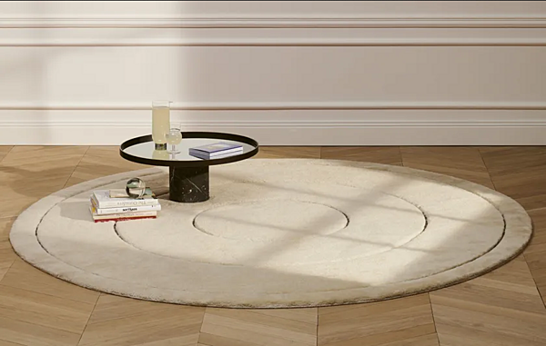 Круглый коврик из шерсти Sahara Drop CASSINA фабрика CASSINA из Италии. Фото №3