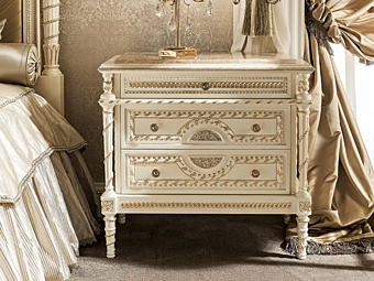Прикроватная тумбочка с ящиками из дерева MODENESE GASTONE 14215