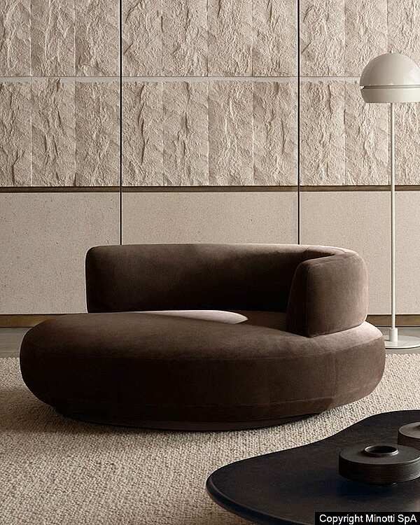 Кресло MINOTTI Bézier фабрика Minotti из Италии. Фото №3