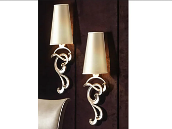 Настенный светильник из шелка от CORTEZARI Pigalle 1488 фабрика CORTE ZARI из Италии