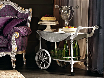 Кухонный сервировочный столик из дерева с полками MODENESE GASTONE 11641 фабрика MODENESE GASTONE из Италии