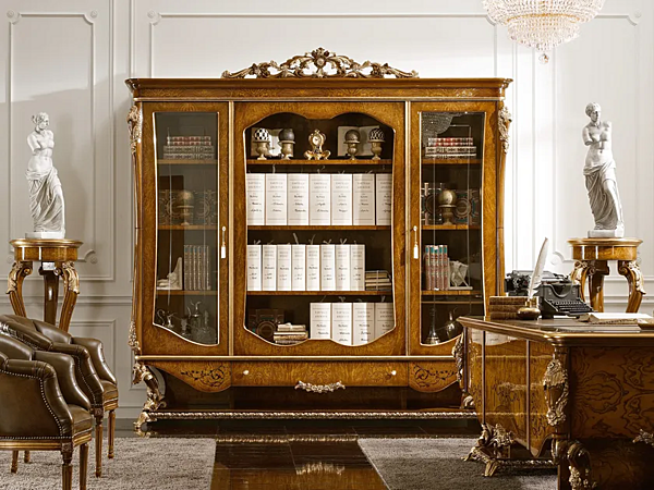 Книжный шкаф из дерева A.R.ARREDAMENTI SRL Dolcevita 207 фабрика A.R.ARREDAMENTI SRL из Италии. Фото №3