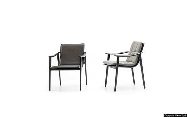 Кресло MINOTTI Fynn фабрика Minotti из Италии. Фото №6
