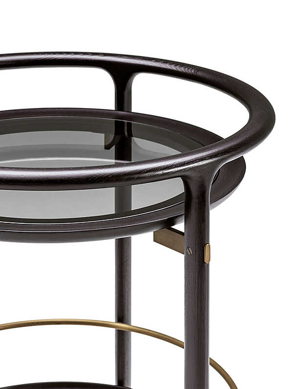 Столик кофейный POLTRONA FRAU Duo Trolley фабрика POLTRONA FRAU из Италии. Фото №2