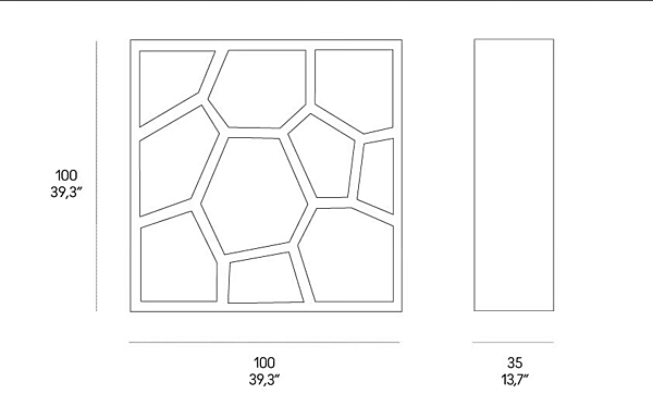 Двусторонняя книжная полка из дерева OPUS INCERTUM CASAMANIA & HORM фабрика Casamania & HORM из Италии. Фото №14