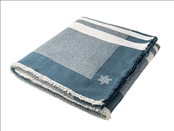 Плед из шерсти в полоску GIORGETTI GA426G фабрика GIORGETTI из Италии