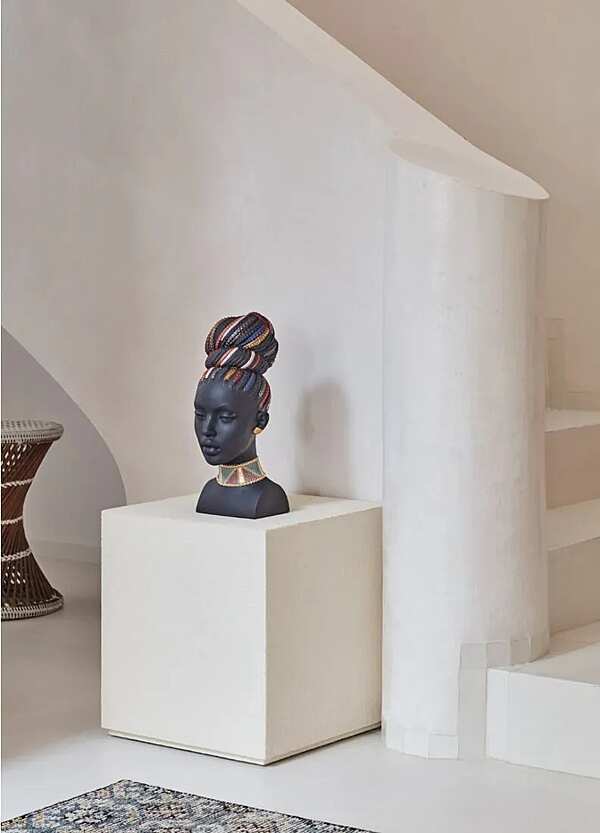Бюст LLADRO African colors Sculpture фабрика LLADRO из Италии. Фото №2