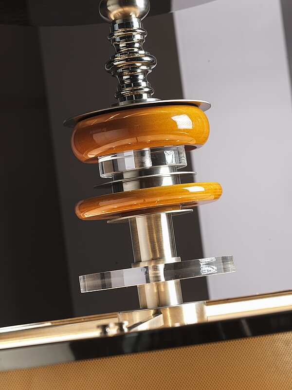 Люстра из латуни с эмалированной фаянсом и деталями из плексигласа  SIGMA L2  7294 фабрика SIGMA L2 из Италии. Фото №4