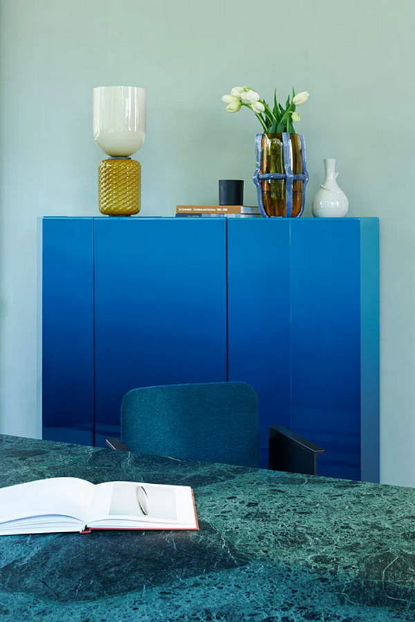 Круглая ваза из blown glass CASSINA Sestiere фабрика CASSINA из Италии. Фото №6