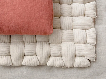 Пад из элементов в трубчатом трикотаже обитая спинка PAOLA LENTI  Plump B99BN