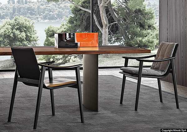 Кресло MINOTTI Fynn фабрика Minotti из Италии. Фото №24