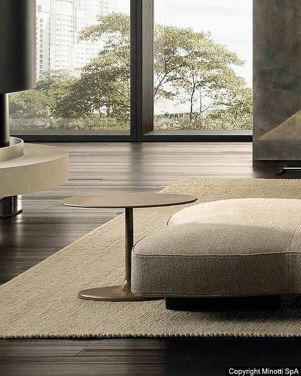 Журнальный стол MINOTTI Taiko nendo фабрика Minotti из Италии. Фото №5