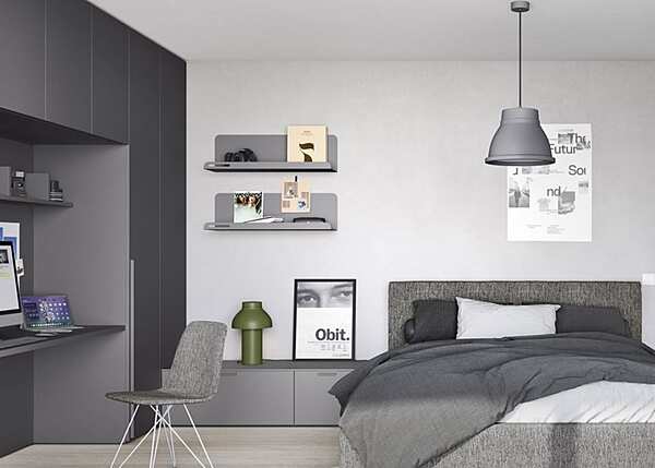 Настенная полка с крючками из дерева NIDI Hook фабрика nidi из Италии. Фото №4