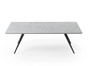 Прямоугольный кофейный стол из камня для улицы Zefiro FLEXFORM фабрика FLEXFORM из Италии