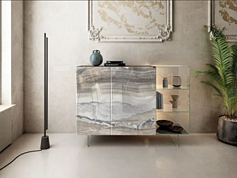 Стеклянный комод 36E8 LAGO Glass 1346 Стеклянный комод 36E8 LAGO Glass 1346 фабрика LAGO из Италии