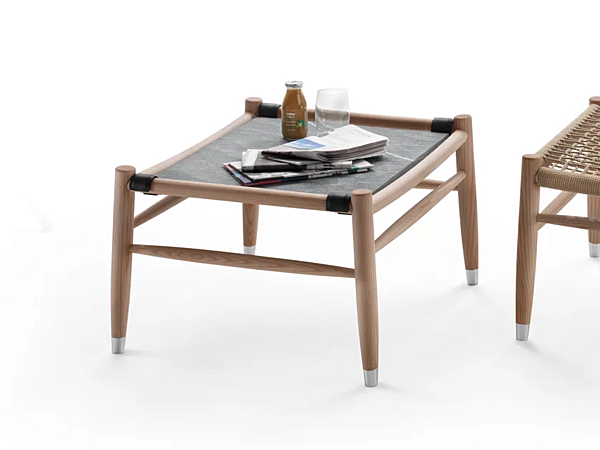 Прямоугольный кофейный столик из ироко Tessa FLEXFORM Outdoor фабрика FLEXFORM из Италии. Фото №1