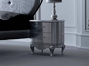 Прикроватная тумбочка с ящиками из дерева CORTEZARI Romeo 485 фабрика CORTE ZARI из Италии