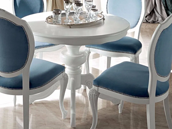 Круглый кофейный стол из дерева MODENESE GASTONE 13147 фабрика MODENESE GASTONE из Италии