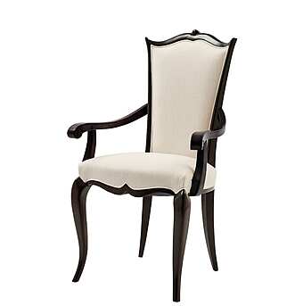 Кресло из массива дерева с мягкой обивкой DECORA ( LCI STILE) N016L