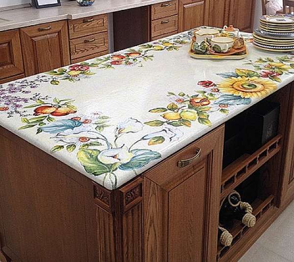 Элемент кухни DOMIZIANI TOP PER CUCINE PIETRA/LAVA фабрика DOMIZIANI из Италии. Фото №2