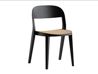 Стул с деревянной рамой и соломкой Вены POTOCCO Minima 949/C фабрика POTOCCO из Италии