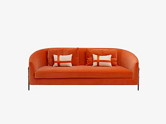 Диван с обитой спинкой из ткани Softhouse  Mademoiselle