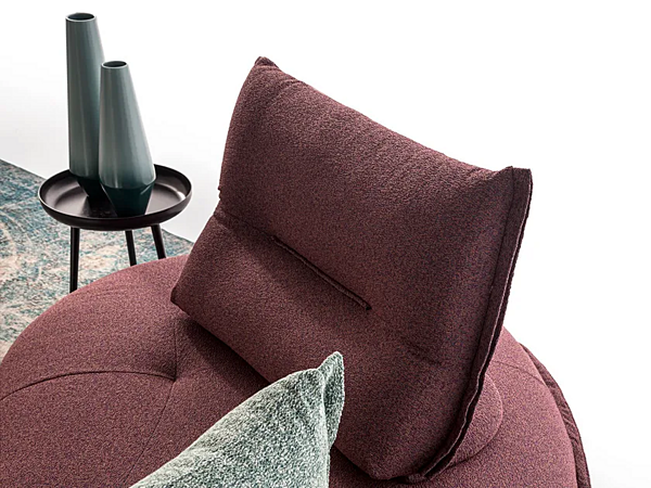 Диван с обитой спинкой из ткани AERRE ITALIA SCORPI F30B0 фабрика AERRE ITALIA из Италии. Фото №4