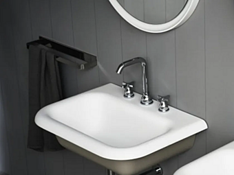 Держатель для полотенец из нержавеющей стали AGAPE MEMORY фабрика Agape из Италии