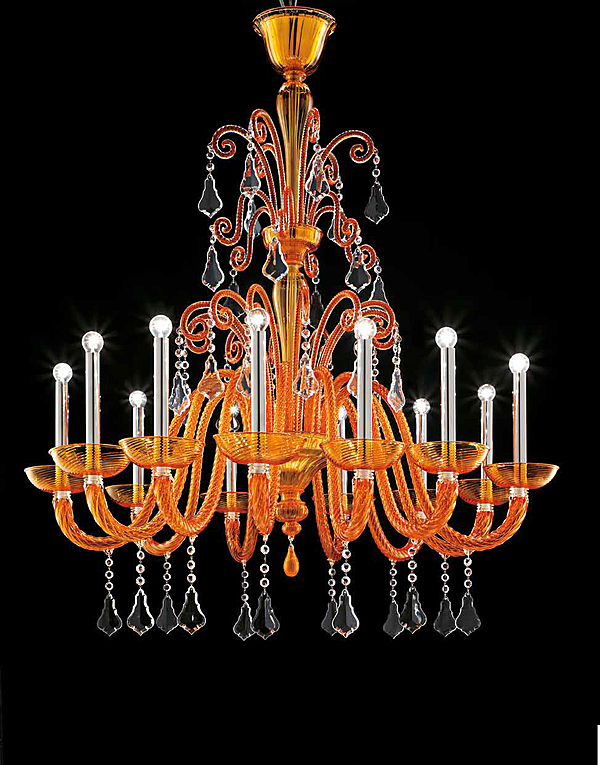 Люстра Barovier&Toso Izmir 5555/24 фабрика Barovier&Toso из Италии. Фото №3
